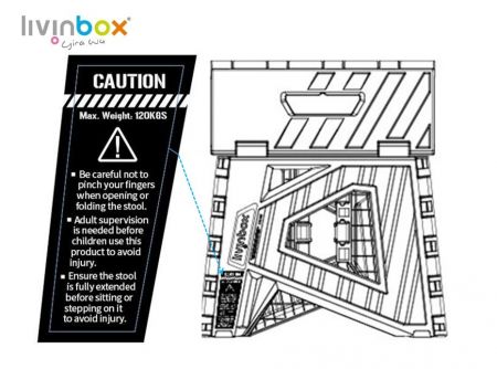 Универсальный складной стул для всех возрастов